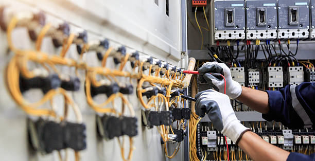 Professional Electrician technician working in Hall County County, GA
